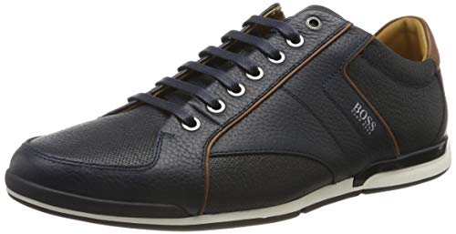 BOSS Saturn_lowp_tbpf1, Zapatillas para Hombre, Azul (Dark Blue 401), 42 EU