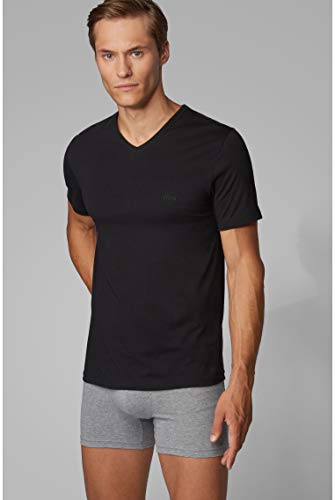 BOSS T-shirt VN 3P CO Camiseta, Negro (Black 1), Medium (Pack de 3) para Hombre