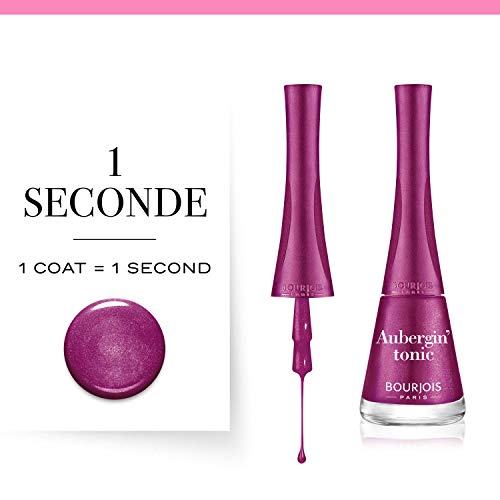 Bourjois 1 Seconde Esmalte de Uñas Tono 17 Aubergin'tonic - 45 gr