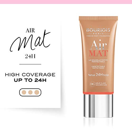 Bourjois Air Mat Fdt Base de Maquillaje Tono 06 Light tan - 50 gr.