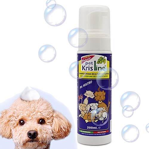 BPS (R Champú de Espuma Seca, Shampoo para Perro, Gato, Animales Domésticos. 00128