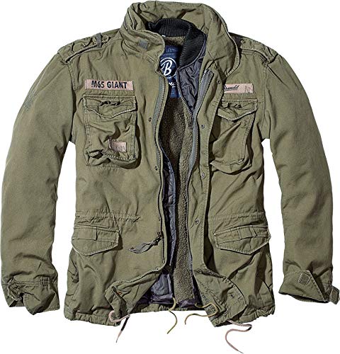 Brandit M-65 Giant Chaqueta, Verde (Oliv 1), XL Unisex Adulto