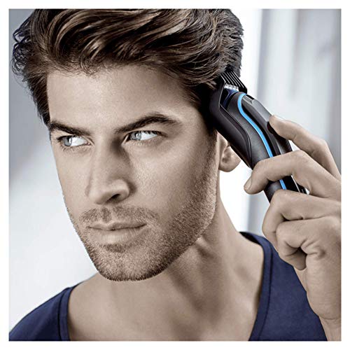 Braun MGK3040 - Set de afeitado multifunción 7 en 1, depiladora masculina, recortadora de barba, cortapelos profesional hombre, negro