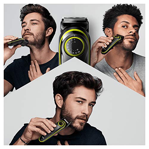 Braun Recortadora de Barba BT3241, Máquina Cortar Pelo, Recortadora de Barba y Cortapelos, para Hombre, Cuchillas Afiladas de Larga Duración, Eléctrico, Color Negro/Verde