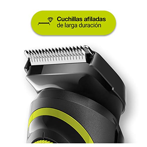 Braun Recortadora de Barba BT3241, Máquina Cortar Pelo, Recortadora de Barba y Cortapelos, para Hombre, Cuchillas Afiladas de Larga Duración, Eléctrico, Color Negro/Verde