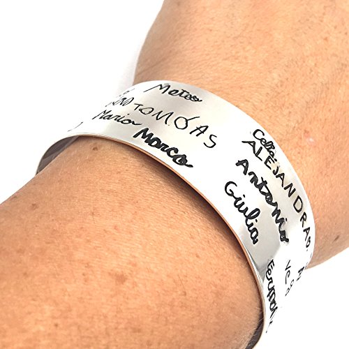 Brazalete para PROFES con LOS Nombres DE LOS NIÑOS Escrito por ELL@S - MASBARATA.ES