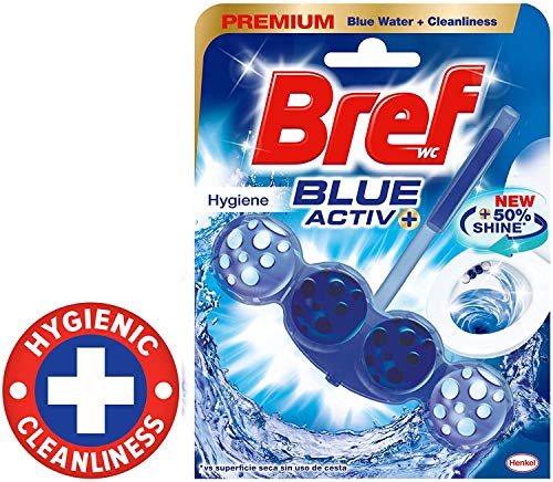 Bref Blue Activ Higiene Cesta Higiénica para WC - Pack de 10 Unidades