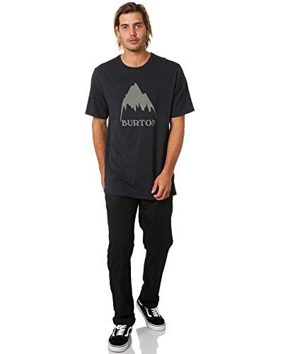 Burton Classic Mountain High Camiseta, Hombre, True Black, XS