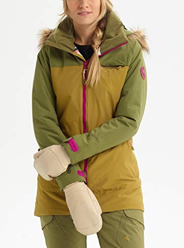 Burton Lelah Chaqueta De Snowboard, Mujer, Martini Olive/evilo, S