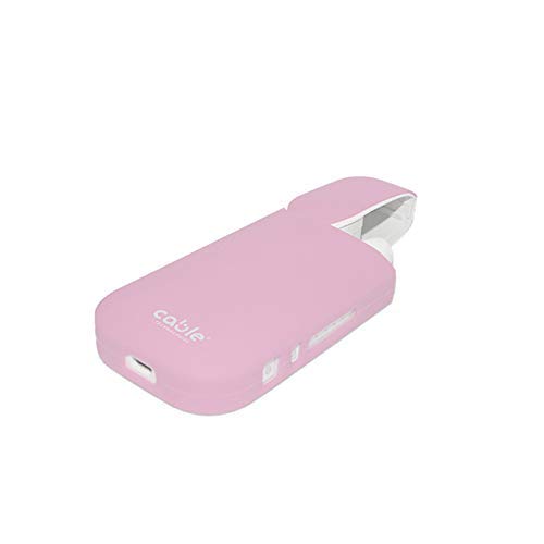 Cable Technologies Soft Case para IQOS® Pocket Charger, compatible con IQOS® 2.4 Plus, Funda de protección blanda para Pocket Charger Silicona Soft Touch Cover (Pink)