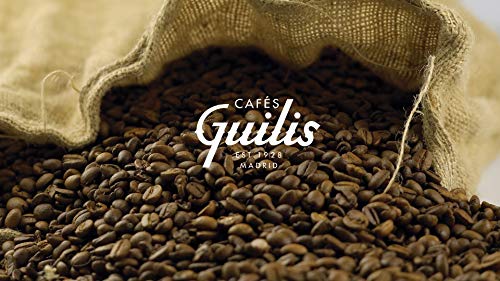 CAFES GUILIS Café en Grano Natural Black Blend de Tueste Natural 1 kg