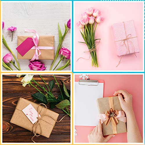 Cajas de Cartón Kraft para Regalos (Pack de 20) - Caja de Regalo 19 x 11 x 4,5cm Empaque Plano Automontable Apto para Fiesta, Boda, Galletas, Dulces y Joyas