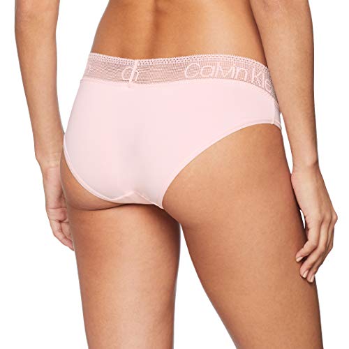 Calvin Klein Bikini Braguitas, Rosa (Nymph'S Thigh 2Nt), (Talla del fabricante: Large) para Mujer