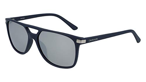 Calvin Klein EYEWEAR CK19526S gafas de sol, BLUE SUEDE, 5816 para Hombre