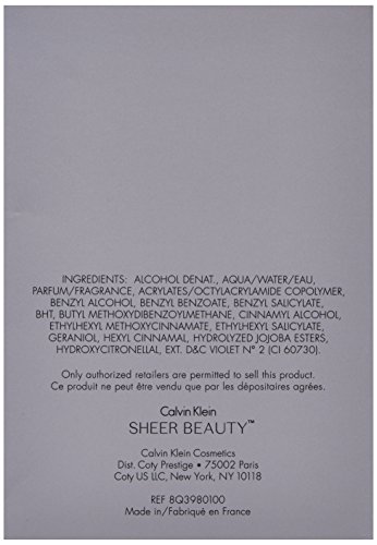 Calvin Klein Sheer Beauty Essence - Eau de toilette