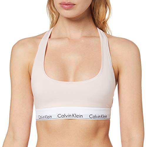 Calvin Klein Sujetador Estilo Bralette, Rosa (Nymphs Thigh 2nt), K (Talla del Fabricante: X-Small) para Mujer