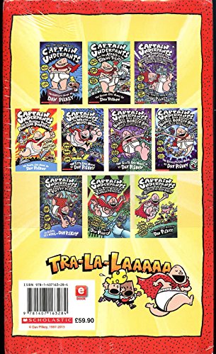 Captain Underpants: 10 Book Set