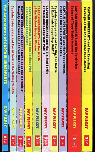 Captain Underpants: 10 Book Set