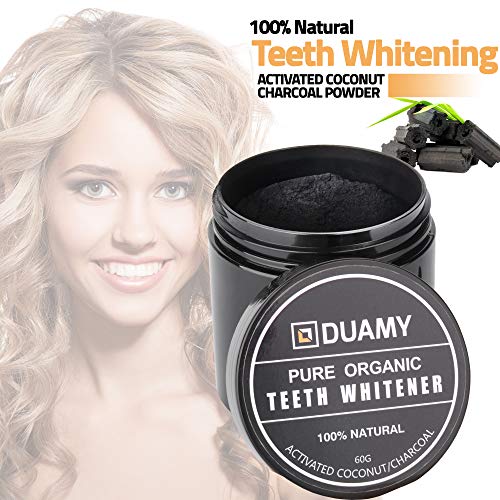 Carbon activo dientes. Blanqueador dental carbon activado y 2 cepillos dientes bambu. Blanqueador dental/charcoal teeth whitening. Pasta, polvo carbon activo vegetal. Kit blanqueamiento dental 60 gr.