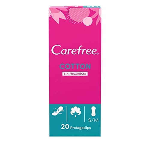 Carefree Salvaslip Cotton Sin Fragancia 20 Unidades 63 g - Pack de 12