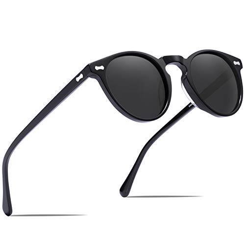 Carfia Vintage Polarizadas Gafas de Sol Mujer Hombre UV400 Protección para Viajes Conducir