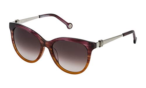 Carolina Herrera SHE750540ACL Gafas, FADING STREAKED PLUM/BROWN, 54/17/140 para Mujer