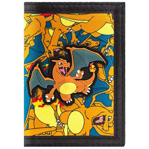 Cartera de Pokemon Charizard No.6 Fuego Naranja