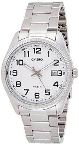 Casio Reloj Analogico para Hombre de Cuarzo con Correa en Acero Inoxidable MTP-1302PD-7BVEF