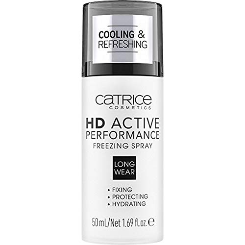 Catrice Cosmetics HD Active Performance - Spray para congelar maquillaje (50 ml)