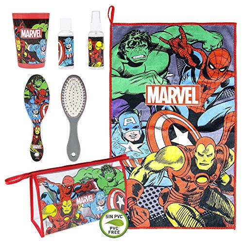 Cerdá 2100003056, Neceser Set Aseo/Viaje Avengers para Niños, Multicolor, Único