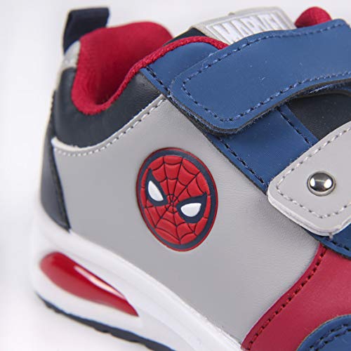 CERDÁ LIFE'S LITTLE MOMENTS Cerdá-Zapatilla con Luces Spiderman de Color Rojo, Niños, 25 EU