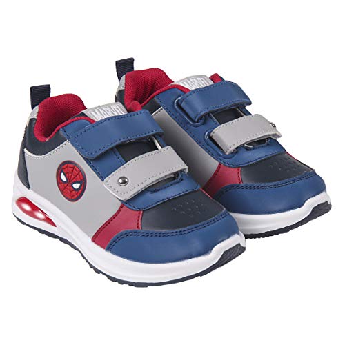 CERDÁ LIFE'S LITTLE MOMENTS Cerdá-Zapatilla con Luces Spiderman de Color Rojo, Niños, 25 EU