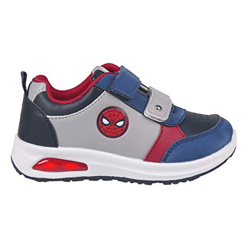 CERDÁ LIFE'S LITTLE MOMENTS Cerdá-Zapatilla con Luces Spiderman de Color Rojo, Niños, 25 EU