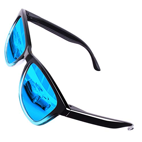 CGID Gafas de Sol Polarizadas Hombre y Mujer Retro Deportivos 80's Ultra Light Protección UV400 MJ17