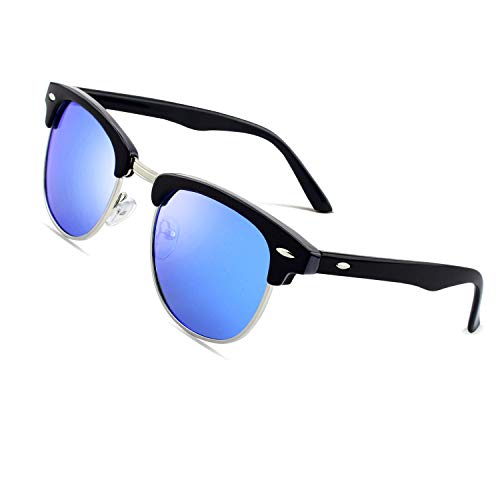 CGID Gafas de sol polarizadas retro medio marco clásico para Hombre y Mujer MJ56