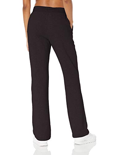 Champion Women's Fleece Open Bottom Pants M Black