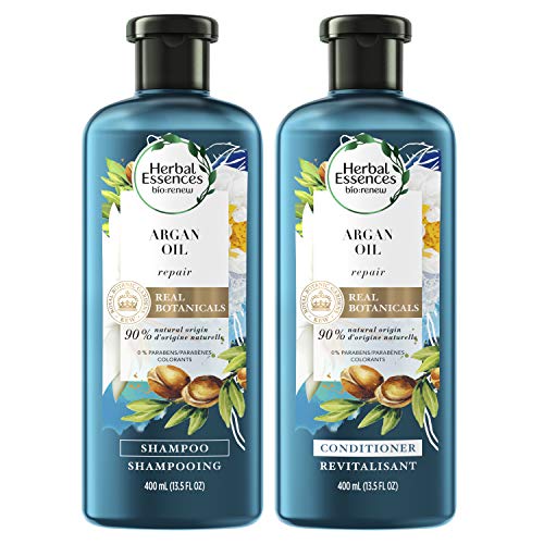 Champú reparador de aceite de argán de Marruecos Herbal Essences Bio-renew, de 400 ml y acondicionador de 400 ml