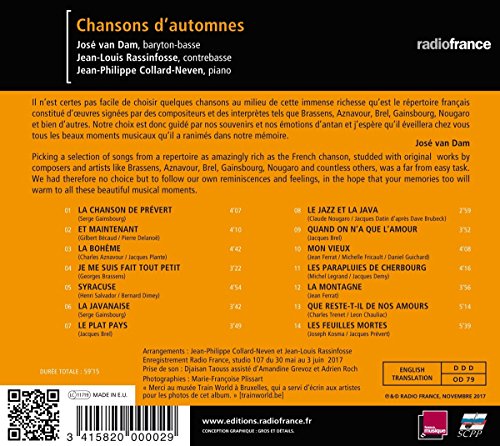 Chansons d'automnes