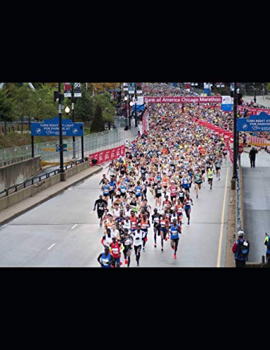 Chicago Marathon Tshirt Notebook Journal Book | Wide-Ruled 120 Pages | Perfect gift for Chicago Marathon day, gifts for your kids, parents and students