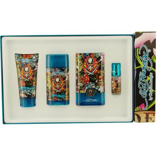 Christian audigier ed hardy hearts and daggers for men, 4 count by chr.