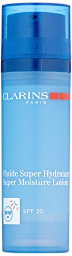 Clarins 57917 Men Fluido Super Hidratante SPF 20, Rostro, 50 ml