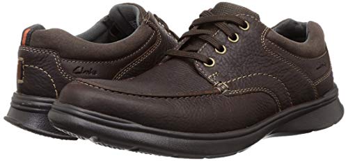 Clarks Cotrell Edge, Zapatos de Cordones Derby para Hombre, Marrón (Brown Oily), 42.5 EU