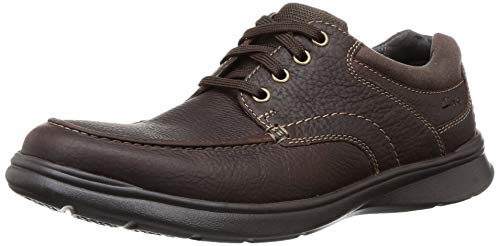 Clarks Cotrell Edge, Zapatos de Cordones Derby para Hombre, Marrón (Brown Oily), 42.5 EU