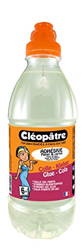 Cleopatre - AD500 - Adhesiva transparente fuerte - Frasco de 500 gr para recargar