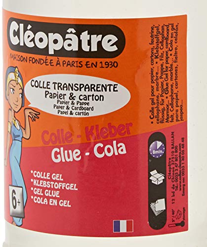 Cleopatre CT1L - Pegamento transparente especial para escuelas, 1 kg