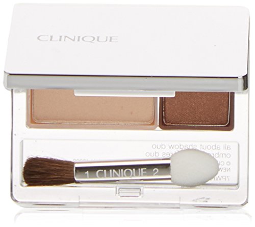 Clinique All About Shadow Duo Sombra de Ojos, Tono 01 Like Mink - 2.2 gr