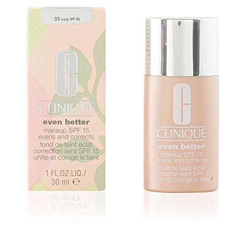 CLINIQUE Even Better Fluid Foundation SPF 15 Color 03/CN 28 Ivory, 30 ml