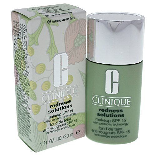 Clinique Redness Solutions Makeup SPF 15#06 base de maquillaje Botella Crema 30 ml - Base de maquillaje (Botella, Crema, Vanila, Piel Clara, Piel mixta, Piel seca, Piel grasosa, Mujeres)