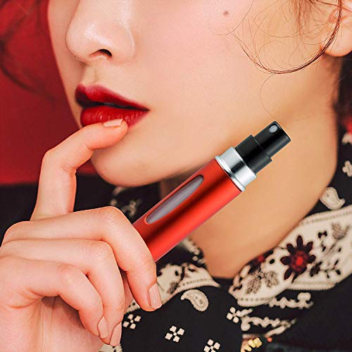 CLKJCAR Atomizador del Perfume, 5ml Botella Vacío Pulverizador Viaje en Bolso, Atomizador Perfume Recargable Bomba Recargable Perfume Spray Frasco