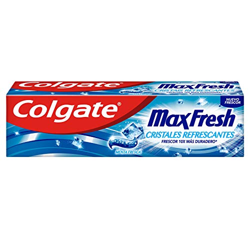 Colgate Max Fresh Blue, Pasta de Dientes Cristales Refrescantes - 75 ml